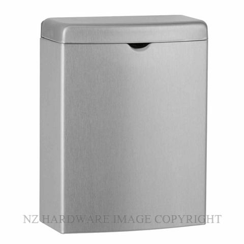 INDENT BOBRICK B270 SURFACE MOUNT SANITARY TOWEL DISPOSAL CONTURA SERIES SATIN STAINLESS