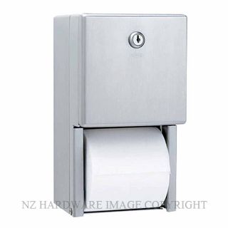 INDENT BOBRICK B2888 SURFACE MOUNTED TOILET TISSUE DISPENSER SATIN STAINLESS