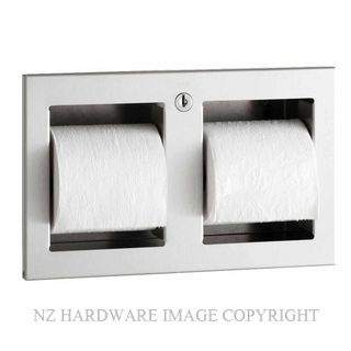 INDENT BOBRICK B35883 RECESSED MULTI ROLL TOILET ROLL HOLDER SATIN STAINLESS