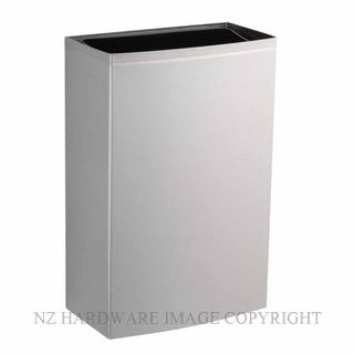 INDENT BOBRICK B277 SURFACE MOUNTED WASTE BIN WITH LINERMATE SATIN STAINLESS