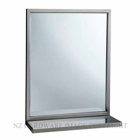 INDENT BOBRICK B292 1836 46X91 MIRROR/ SHELF COMBINATION SATIN STAINLESS