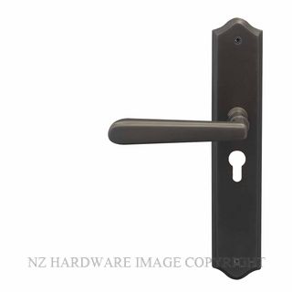 WINDSOR 8234 E48 DRB VILLA TRADITIONAL LONGPLATE E48 KEYHOLE DARK ROMAN BRASS