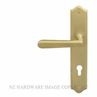 WINDSOR 8234 E85 MSB VILLA TRADITIONAL LONGPLATE E85 KEYHOLE MATT SATIN BRASS