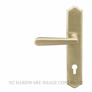 WINDSOR 8234 E85 USB VILLA TRADITIONAL LONGPLATE E85 KEYHOLE UNLACQUERED SATIN BRASS
