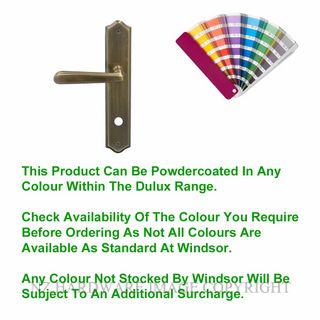 WINDSOR 8234 P85 PC VILLA TRADITIONAL LONGPLATE POWDERCOAT