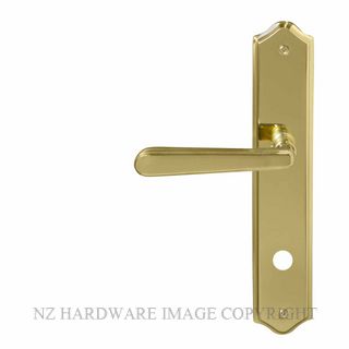 WINDSOR 8234 P85 UB VILLA TRADITIONAL LONGPLATE UNLACQUERED BRASS