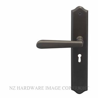 WINDSOR 8234L DRB VILLA TRADITIONAL LONGPLATE STD KEYHOLE DARK ROMAN BRASS