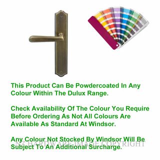 WINDSOR 8234 PC VILLA TRADITIONAL LONGPLATE POWDERCOAT