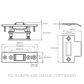 LG15211 SSS HEAVY DUTY ROLLER CATCH SATIN STAINLESS