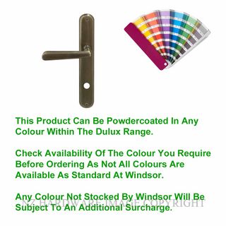WINDSOR 8233 P85 PC VILLA OVAL LONGPLATE POWDERCOAT
