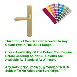 WINDSOR 8233 PC VILLA OVAL LONGPLATE POWDERCOAT