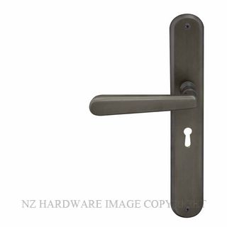 WINDSOR 8233L DRB VILLA OVAL LONGPLATE STD KEYHOLE DARK ROMAN BRASS