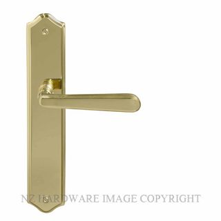 WINDSOR 8234LD PB VILLA TRADITIONAL LONGPLATE DUMMY HANDLE POLISHED BRASS-LACQUERED