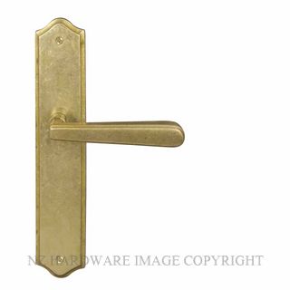 WINDSOR 8234LD RLB VILLA TRADITIONAL LONGPLATE DUMMY HANDLE RUMBLED BRASS