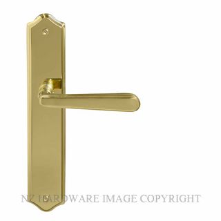 WINDSOR 8234LD UB VILLA TRADITIONAL LONGPLATE DUMMY HANDLE UNLACQUERED BRASS