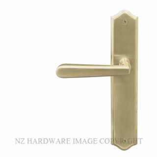 WINDSOR 8234RD USB VILLA TRADITIONAL LONGPLATE DUMMY HANDLE UNLACQUERED SATIN BRASS