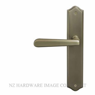 WINDSOR 8293 RB VILLA TRADITIONAL LONGPLATE PASSAGE SET ROMAN BRASS