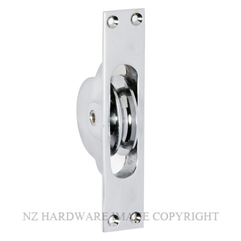 TRADCO 1682 CP SASH PULLEY CHROME PLATE