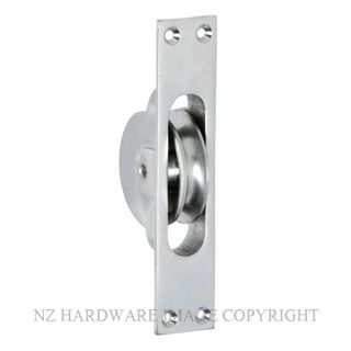 TRADCO 1683 SC SASH PULLEY SATIN CHROME