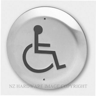 (INDENT) LCN LCE24150 WHEELCHAIR LOGO PUSH PLATE ACTUATOR