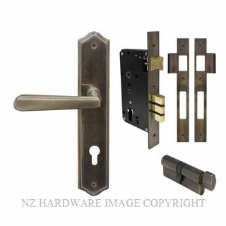 WINDSOR 8296 OR VILLA TRADITIONAL LONGPLATE E85 LOCKSET OIL RUBBED BRONZE