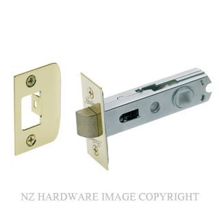 SCHLAGE 480PBC LATCH DUAL SPRUNG 60MM D STRIKE POLISHED BRASS