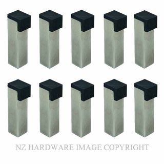 SYLVAN DS15 SS SQUARE DOOR STOP (PACK 10) STAINLESS STEEL