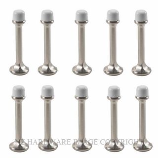 SYLVAN DS24 SN WALL MOUNTED DOOR STOP (PACK 10) SATIN NICKEL