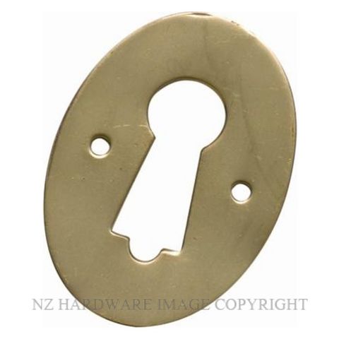 TRADCO 1184 PB PRESSED ESCUTCHEON SB POLISHED BRASS