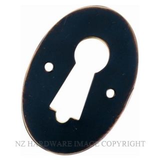 TRADCO 1185 AC PRESSED ESCUTCHEON SB ANTIQUE COPPER