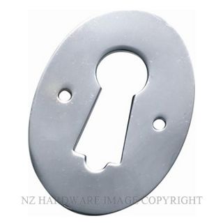 TRADCO 1186 CP PRESSED ESCUTCHEON SB CHROME PLATE