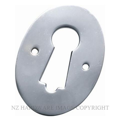 TRADCO 1186 CP PRESSED ESCUTCHEON SB CHROME PLATE