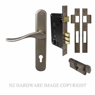 WINDSOR 8251 NB HAVEN OVAL E85 EURO LOCK KITSET NATURAL BRONZE