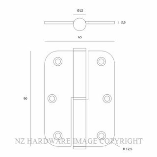 JNF IN.05.019.90.R.DE LIFT OFF HINGE LEFT HAND SATIN STAINLESS