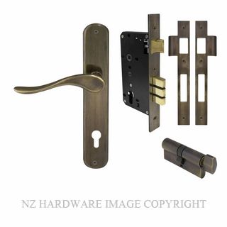 WINDSOR 8251 OR HAVEN OVAL E85 EURO LOCK KITSET OIL RUBBED BRONZE