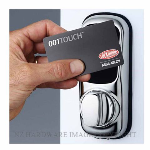 LOCKWOOD L001T-1K1CPDP ELECTRONIC TOUCH DEADLOCK CHROME PLATE