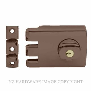 LOCKWOOD L355-NBRNDP DOUBLE KEYED DEADBOLT BRONZE