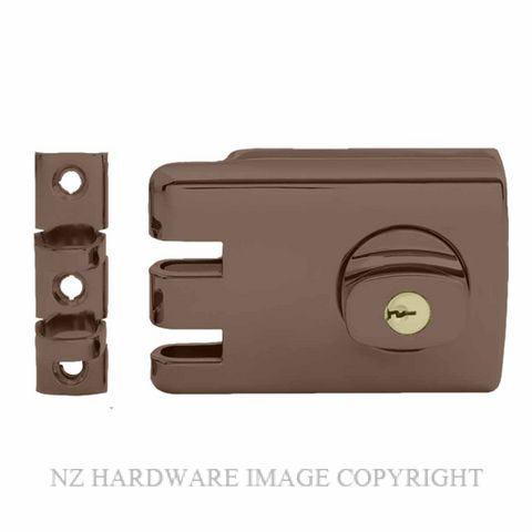 LOCKWOOD L355-NBRNDP DOUBLE KEYED DEADBOLT BRONZE