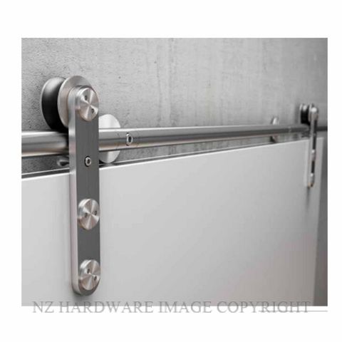 JNF IN.15.004 WHEEL PACKSET WOOD DOOR SATIN STAINLESS