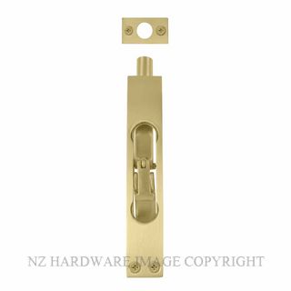 WINDSOR 5308 MSB HEAVY DUTY FLUSHBOLT 150X25MM MATT SATIN BRASS