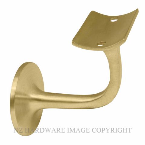 WINDSOR 5166 MSB STAIR RAIL BRACKET MATT SATIN BRASS