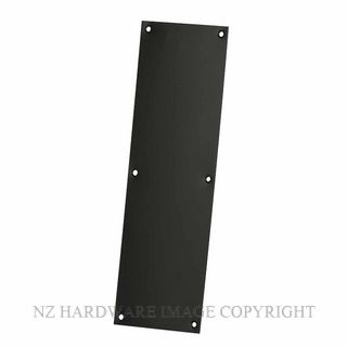 DRAKE & WRIGLEY 1091 300X75 BLK PUSH PLATES MATT BLACK