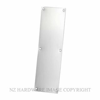DRAKE & WRIGLEY 1091 300X75 SC PUSH PLATES SATIN CHROME