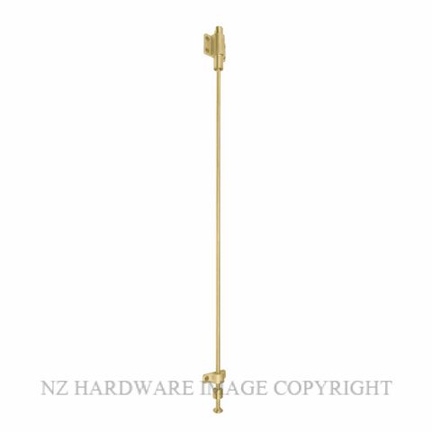 WINDSOR 5362 MSB SOLID BRASS SPRING CATCH 450MM MATT SATIN BRASS