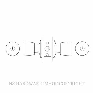 LOCKWOOD L534SC KNOB DOUBLE KEY LOCKSET SATIN CHROME