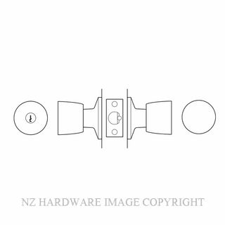 LOCKWOOD L536SC KNOB ESCAPE DEADLATCH SATIN CHROME