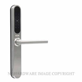 E LOK 905 0 SS 9 SERIES SMART LEVER SET SATIN STAINLESS