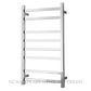 ALEXANDER ELAN 8A08 8 BAR 60S HEATED TOWEL LADDER POLISHED STAINLESS