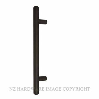 WINDSOR 8190 FF BLK PULL HANDLE SINGLE FRONT FIX MATT BLACK