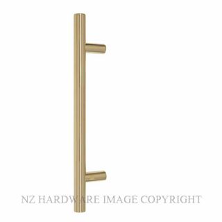WINDSOR 8190 FF UB PULL HANDLE SINGLE FRONT FIX UNLACQUERED BRASS